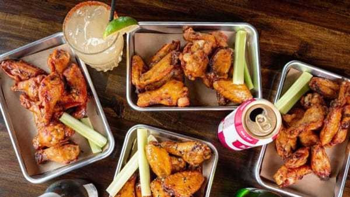 Wings at Drinks N’ Such, the new chef-driven sports bar near TCU