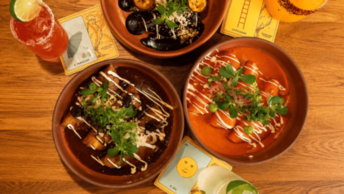 A spread of regional Mexican dishes at Almacén El Gallo downtown