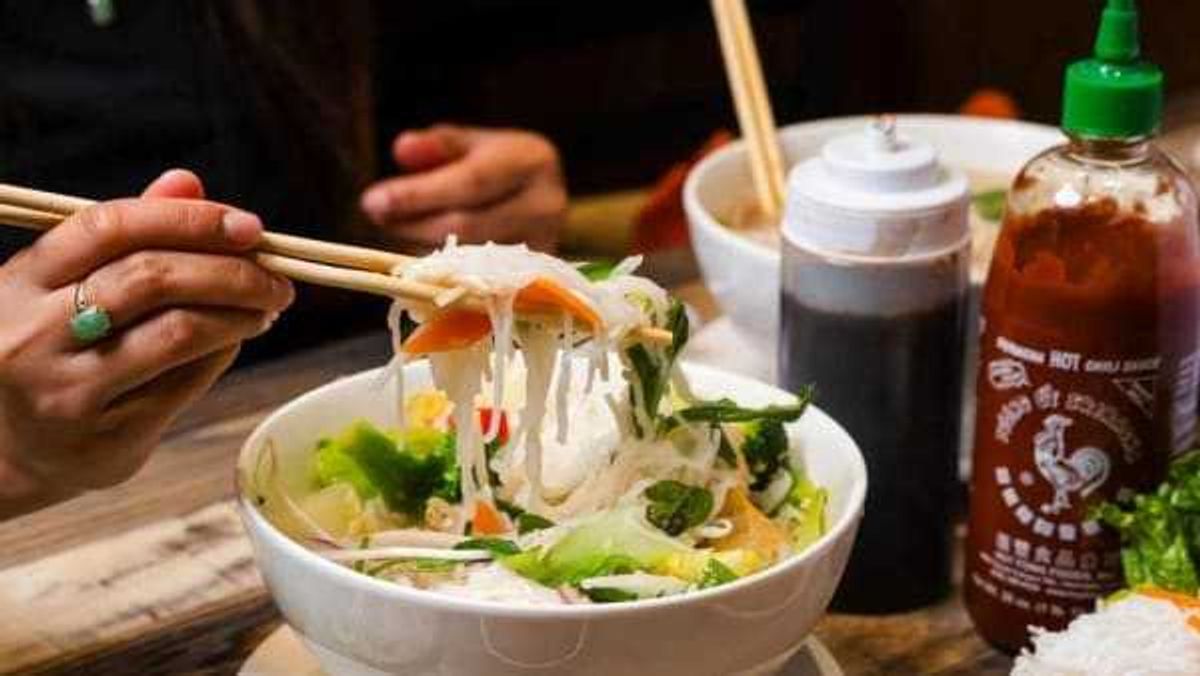 A bowl of pho at Pho King Way