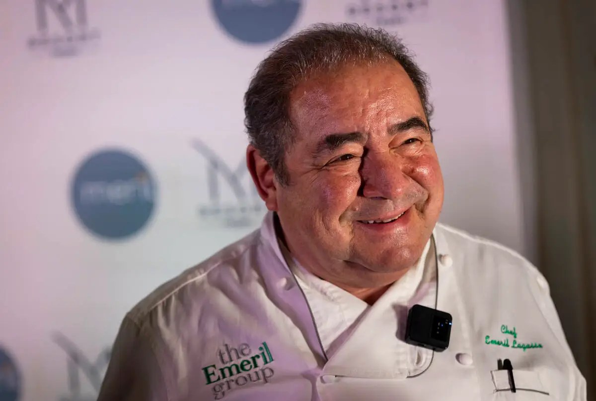 Emeril Lagasse at the Meril preview, M Resort, July 14, 2026