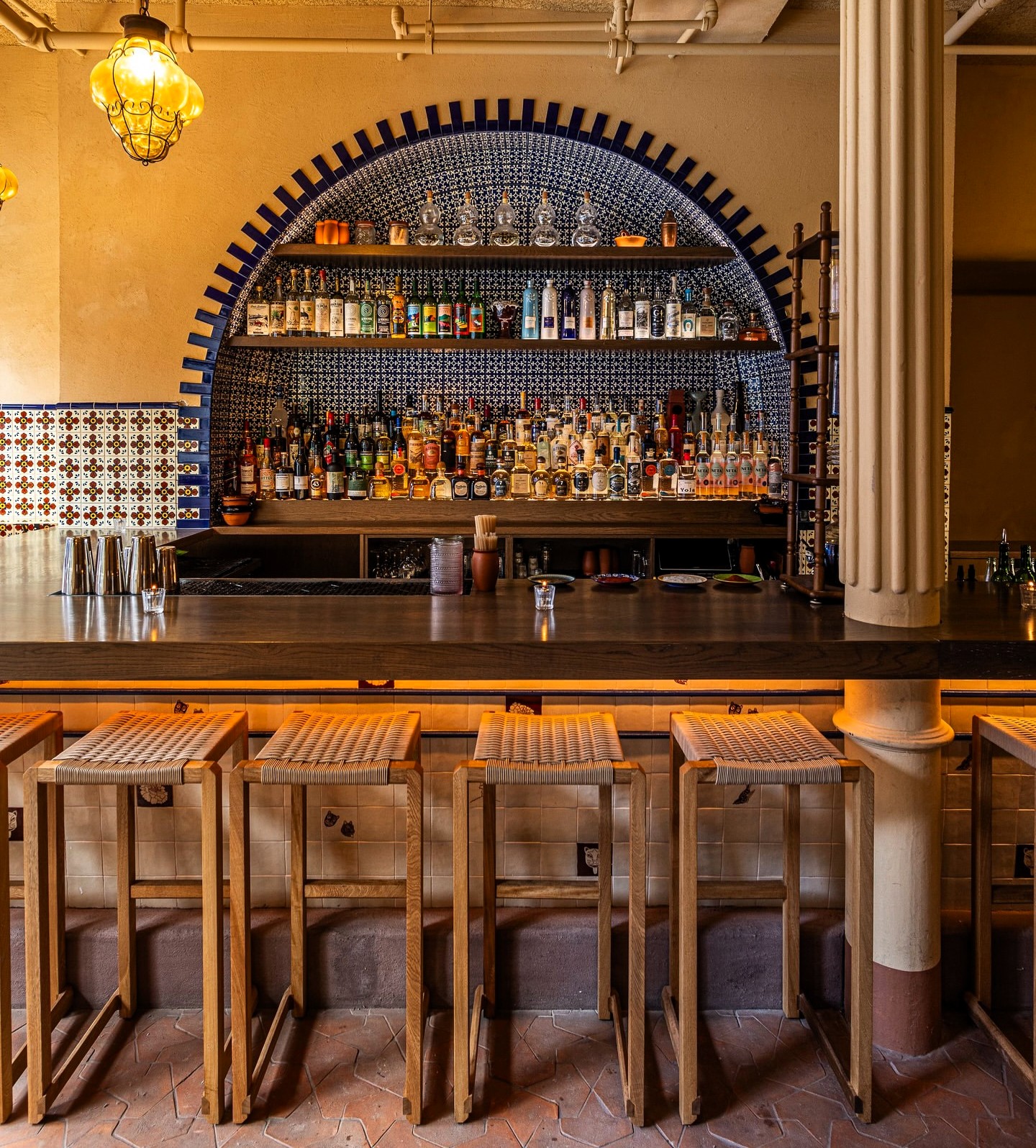 The Mixteca dining room in the former Martha space in East Kensington
