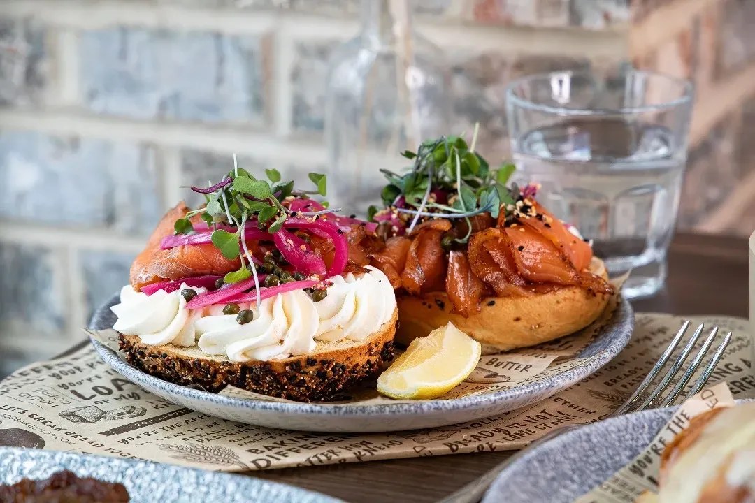Smoked salmon bagel from Kneads, Eater DC coming-attractions story